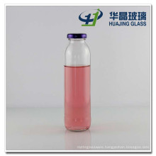 350ml Beverage Glass Bottle Milk Glass Bottle with Tin Lid